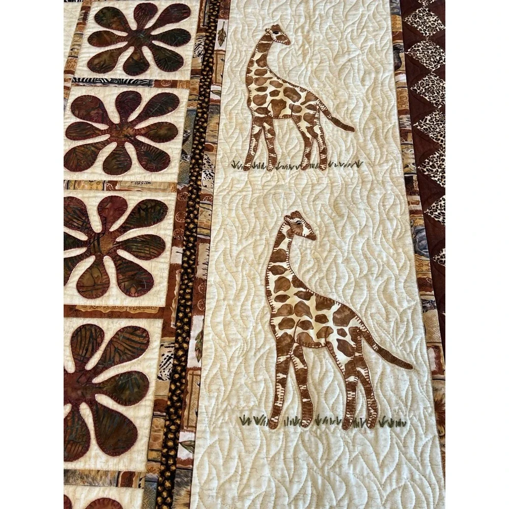 Quilt- African Safari Theme Handmade‎ 90